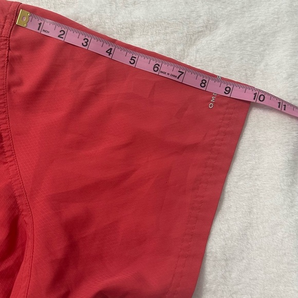 Columbia Red Casual Button Down Shirt Short Sleeves - Picture 11 of 15